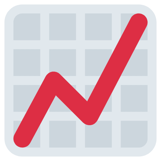 Chart Increasing Emoji from Twemoji Emoji Set