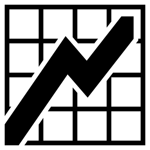 Chart Increasing Emoji from EmojiTwo Black Set