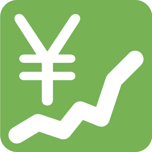 Chart Increasing With Yen Element from Twemoji Emoji Set
