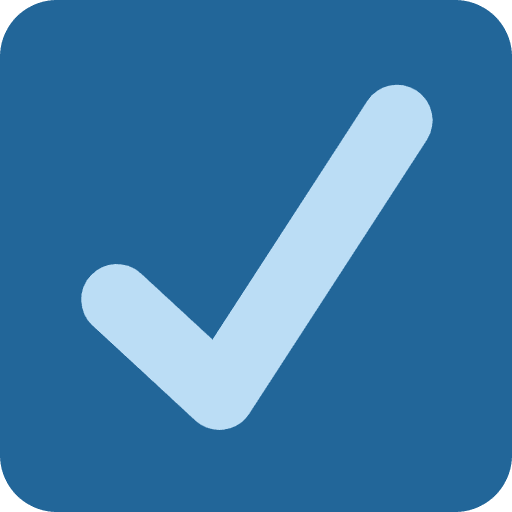 Check Box With Check Emoji from Twemoji Set