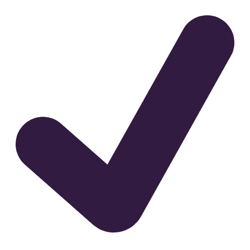 Check Mark Flat Emoji from Fluent Emoji Flat Set