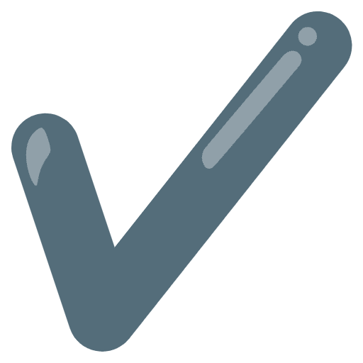 Check Mark Emoji from Noto Emoji Set