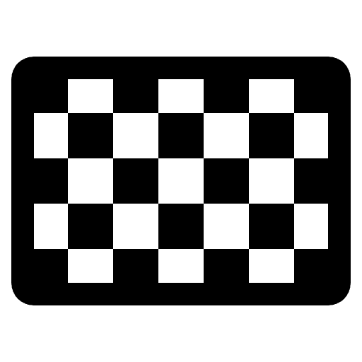 Chequered Flag High Contrast Emoji from Fluent Emoji High Contrast Set