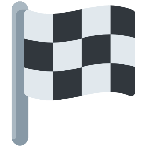 Chequered Flag Emoji from Twemoji Emoji Set