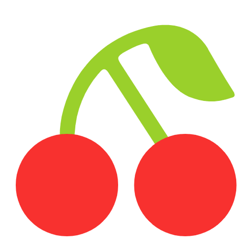 Cherries Flat Emoji from Fluent Emoji Flat Set