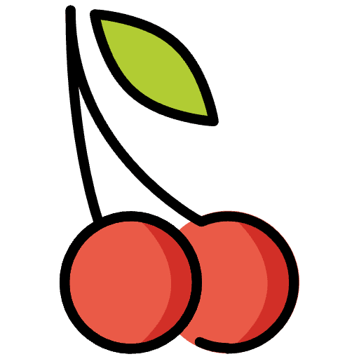 Cherries Emoji from OpenMoji Emoji Set