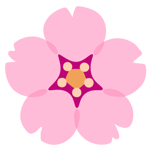 Cherry Blossom Emoji from Noto Emojis Set