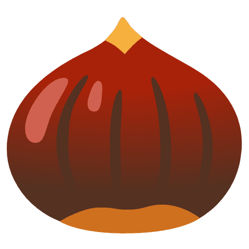 Chestnut Element from Noto Emojis Set