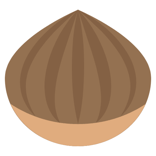 Chestnut Element from EmojiTwo Colors Set