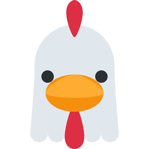 Chicken Emoji from Twemoji Emoji Set