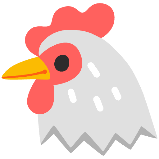 Chicken Emoji from Noto Emojis Set