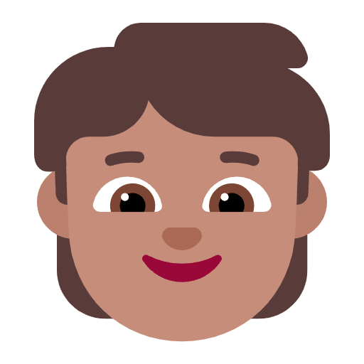 Child Flat Medium Emoji from Fluent Emoji Flat Set