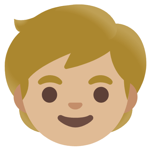 Child Medium Light Skin Tone Emoji from Noto Emoji Set
