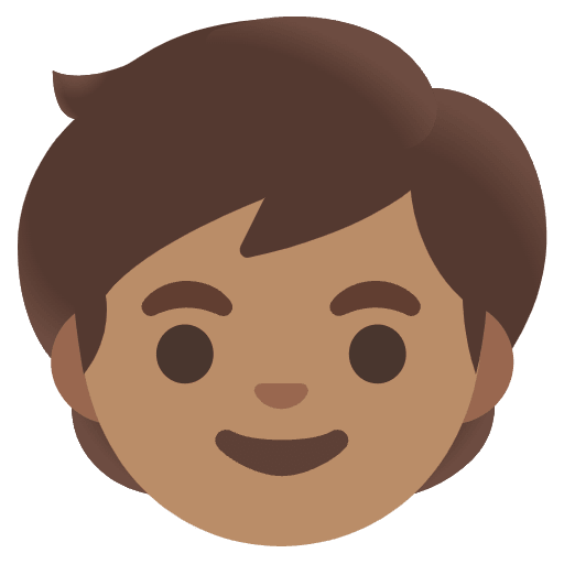 Child Medium Skin Tone Emoji from Noto Emoji Set