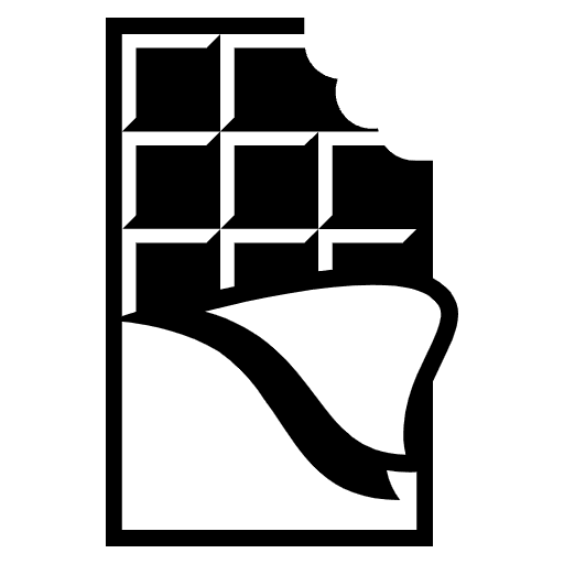 Chocolate Bar Element from EmojiTwo Black Set