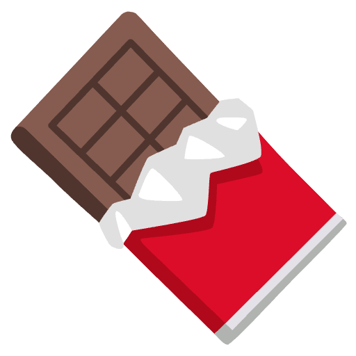 Chocolate Bar Element from Noto Emojis Set