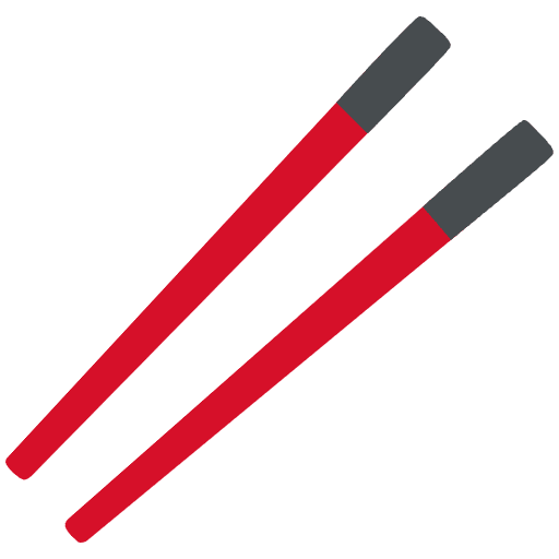 Chopsticks Emoji from Noto Emoji Set