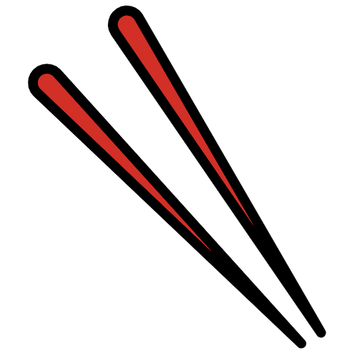 Chopsticks Emoji from OpenMoji Set