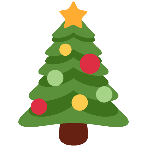 Christmas Tree Emoji from Twemoji Set