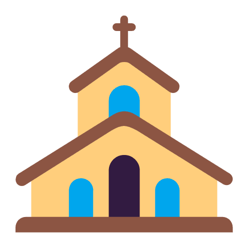 Church Flat Element from Fluent Emoji Flat Set