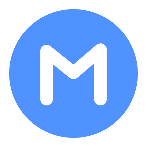 Circled M Flat Emoji from Fluent Emoji Flat Set