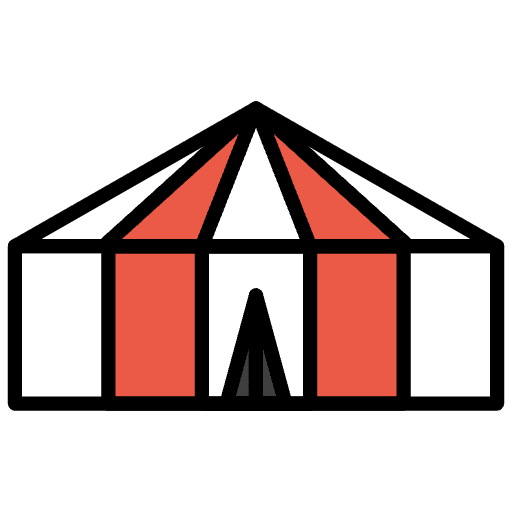 Circus Tent Emoji from OpenMoji Emoji Set