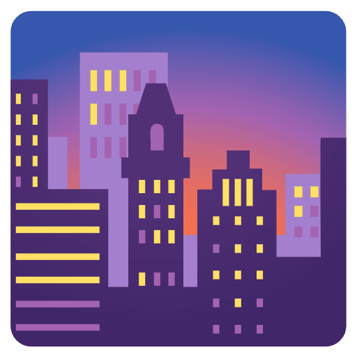 Cityscape At Dusk Emoji from Noto Emoji Set