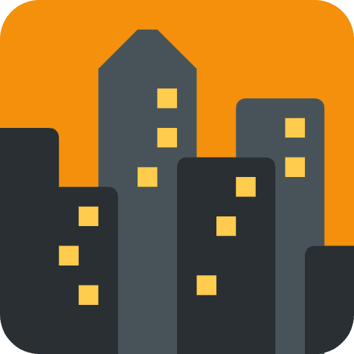 Cityscape At Dusk Emoji from Twemoji Set
