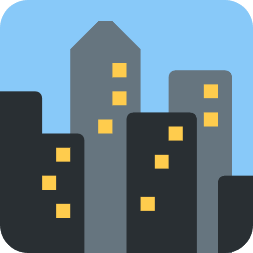 Cityscape Emoji from Twemoji Set