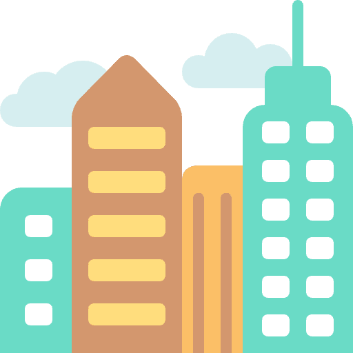 Cityscape Emoji from EmojiTwo Colors Set