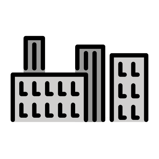 Cityscape Emoji from OpenMoji Emoji Set
