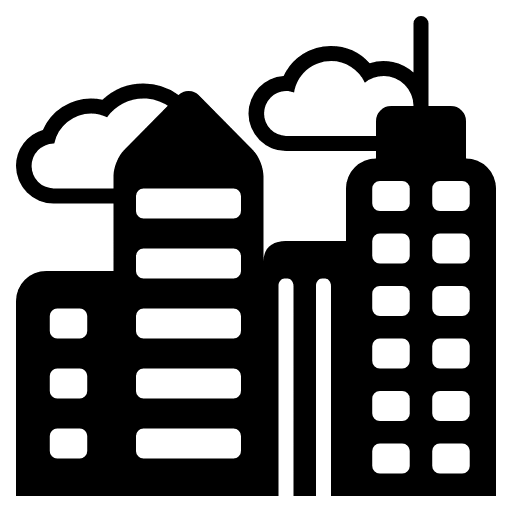 Cityscape Emoji from EmojiTwo Black Set