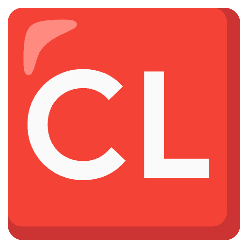 Cl Button Element from Noto Emojis Set