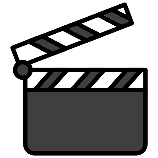 Clapper Board Emoji from OpenMoji Emoji Set