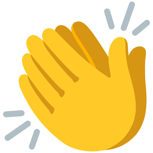 Clapping Hands Emoji from Noto Emojis Set