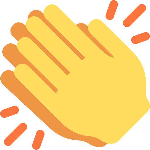 Clapping Hands Emoji from Twemoji Set