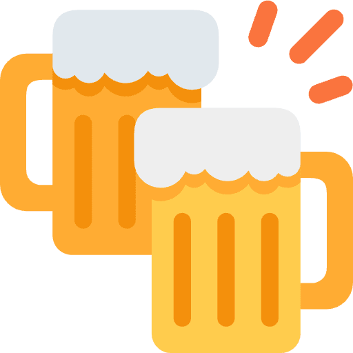 Clinking Beer Mugs Emoji from Twemoji Emoji Set
