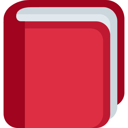 Closed Book Emoji from Twemoji Emoji Set