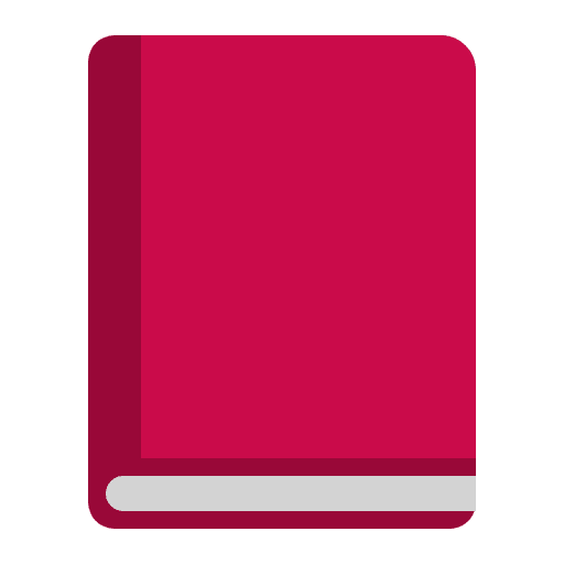 Closed Book Flat Emoji from Fluent Emoji Flat Set