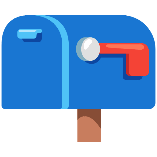 Closed Mailbox With Lowered Flag Emoji from Noto Emojis Set