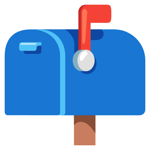 Closed Mailbox With Raised Flag Emoji from Noto Emojis Set