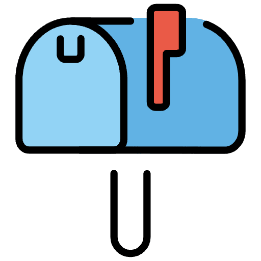 Closed Mailbox With Raised Flag Emoji from OpenMoji Emoji Set