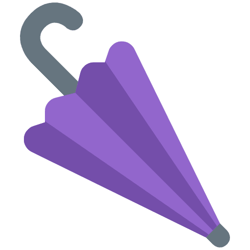 Closed Umbrella Emoji from Twemoji Emoji Set