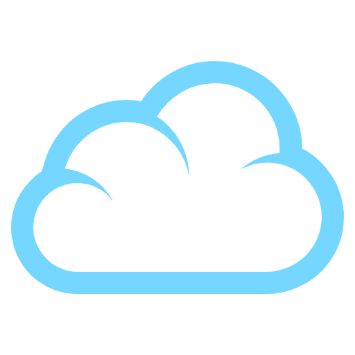 Cloud Emoji from EmojiTwo Colors Set
