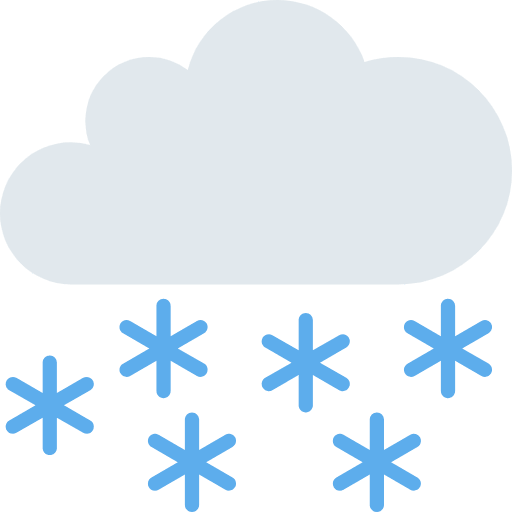 Cloud With Snow Emoji from Twemoji Set