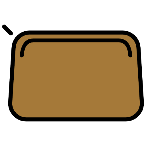 Clutch Bag Emoji from OpenMoji Emoji Set