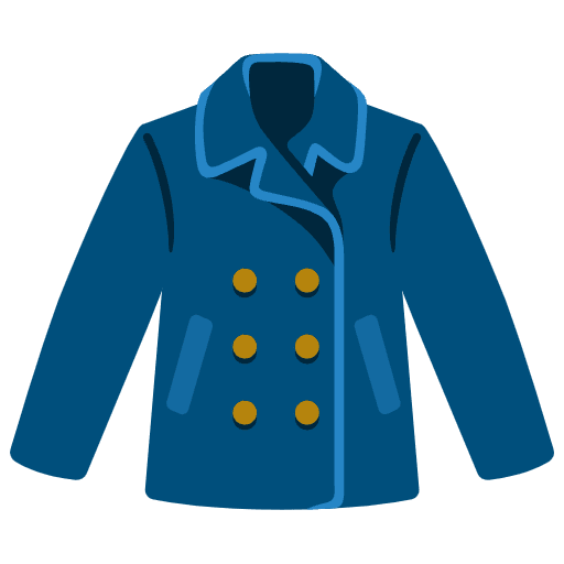 Coat Emoji from Noto Emojis Set