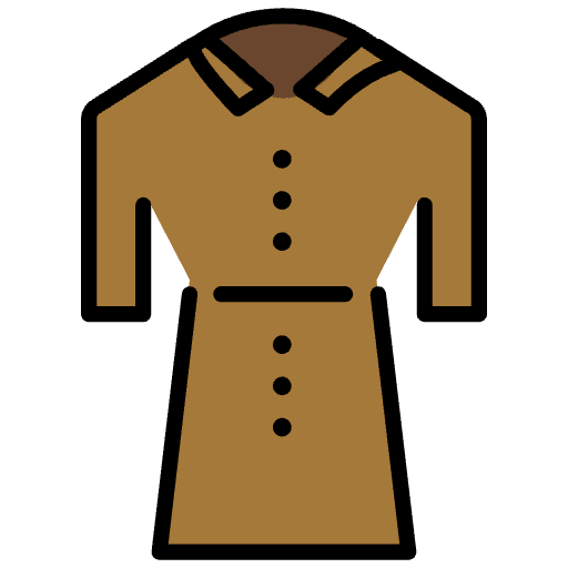 Coat Element from OpenMoji Emoji Set