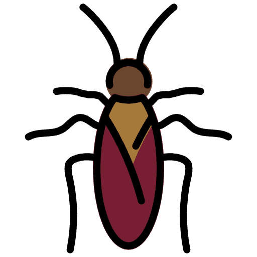 Cockroach Emoji from OpenMoji Set