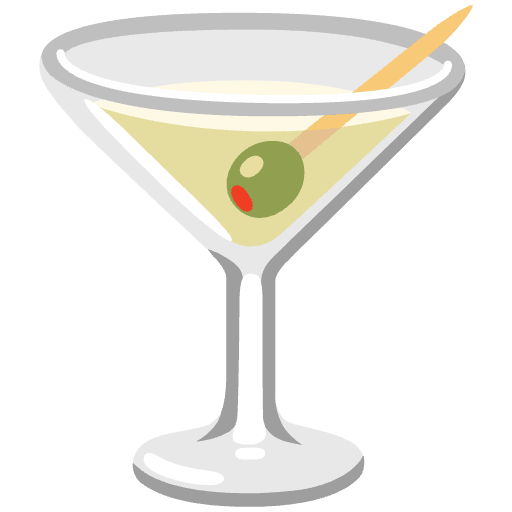 Cocktail Glass Emoji from Noto Emojis Set